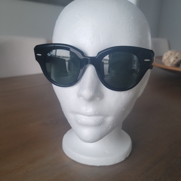 * SOLD NWT RAYBAN ROUNDABOUT BLACK - Picture 6 of 9
